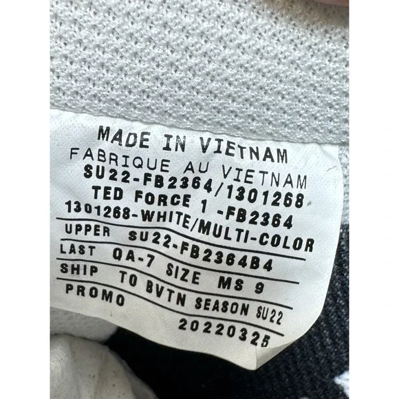 SAMPLE Nike Air Force 1 TEDx Portland Sz 9 ted x pdx Promo Exclusive lot pe